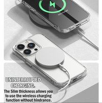 iPhone 13 Pro Magnetic Case Clear Transparent Slim Shockproof MAgsafe Cover  [Online Exclusive]