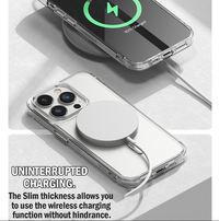 iPhone 13 Pro Max Magnetic Case Clear Transparent Slim Shockproof MAgsafe Cover  [Online Exclusive]