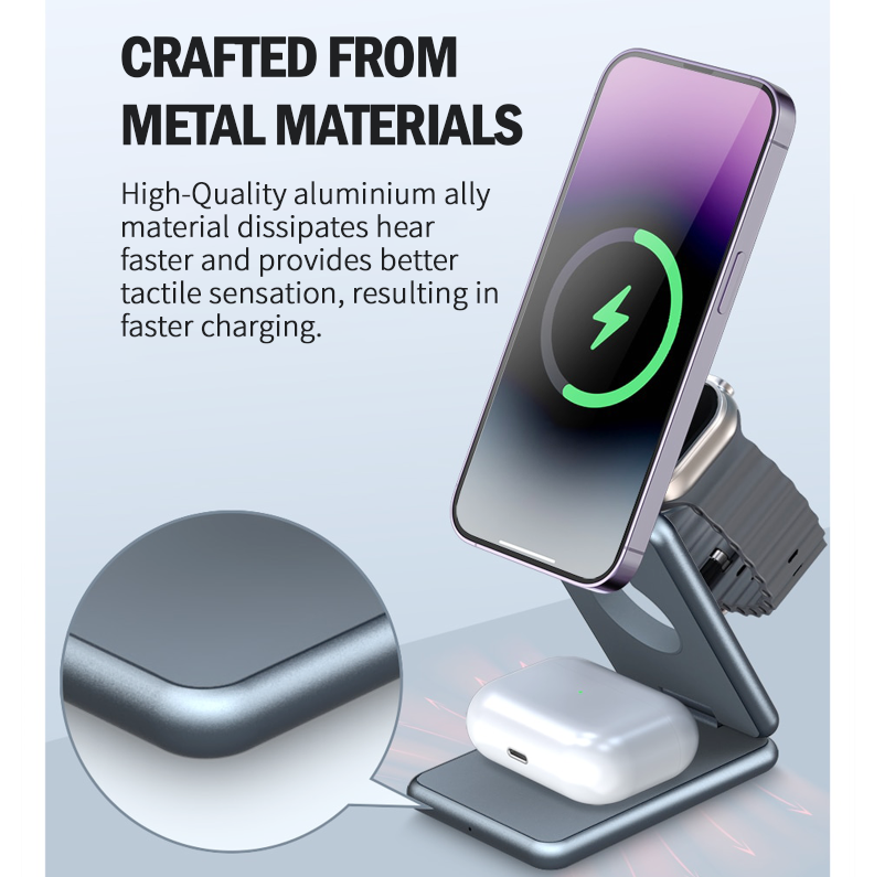 Wireless charger discount iphone iwatch airpods