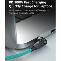 PD 100W USB Type-C Charging Premium Cable Magnetic iPhone Micro USB Phone Charger Cord 1m Green [Online Exclusive]