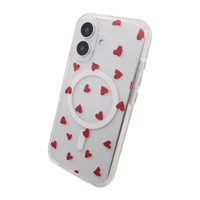 Heart magsafe Red Case for iPhone 17 Series
