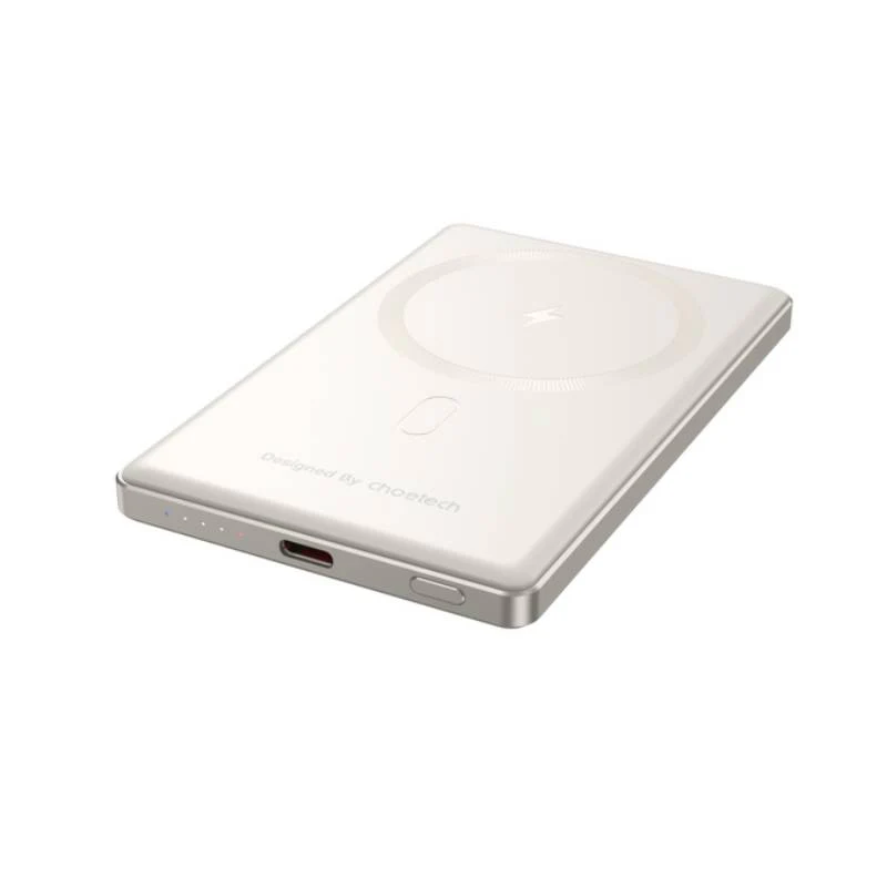 Choetech Super Slim 5000 MagSafe White Power Bank