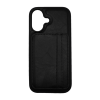 Vins Stand Wallet Black Case for iPhone 17 Series