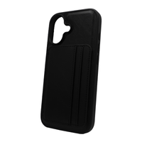 Vins Stand Wallet Black Case for iPhone 17 Series