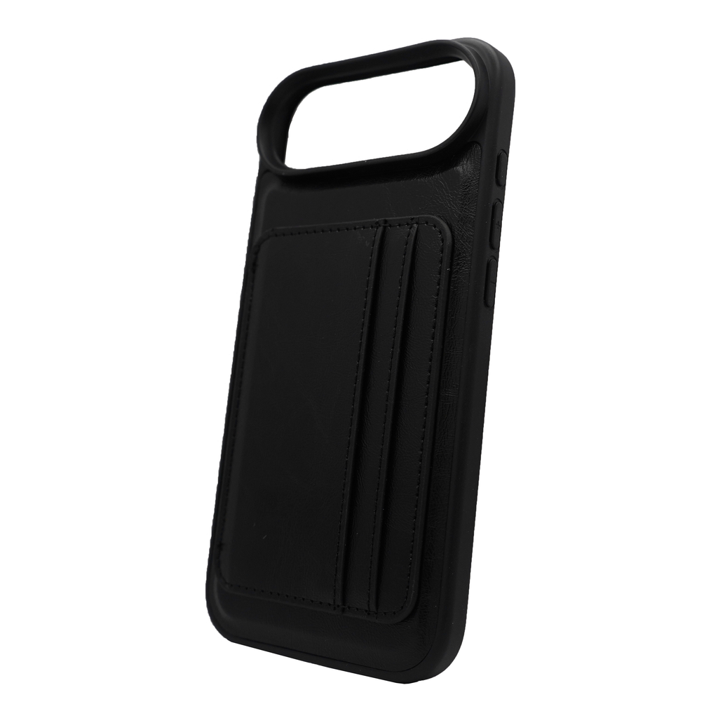 Vins Stand Wallet Black Case for iPhone 17 Series