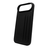 Vins Stand Wallet Black Case for iPhone 17 Series