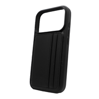 Vins Stand Wallet Black Case for iPhone 17 Series
