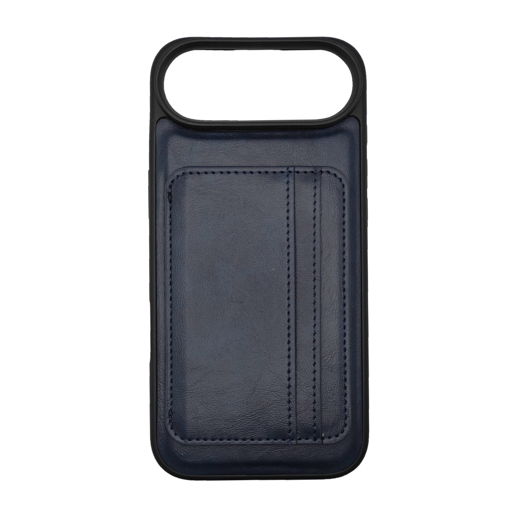 Vins Stand Wallet Blue Case for iPhone 17 Series