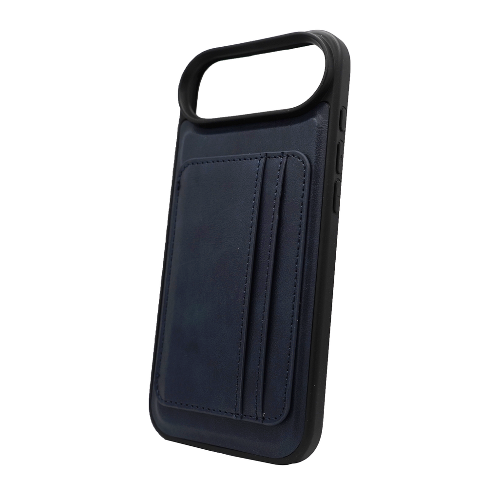 Vins Stand Wallet Blue Case for iPhone 17 Series
