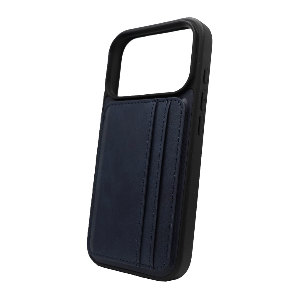 Vins Stand Wallet Blue Case for iPhone 17 Series