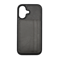 Vins Stand Wallet Gray Case for iPhone 17 Series