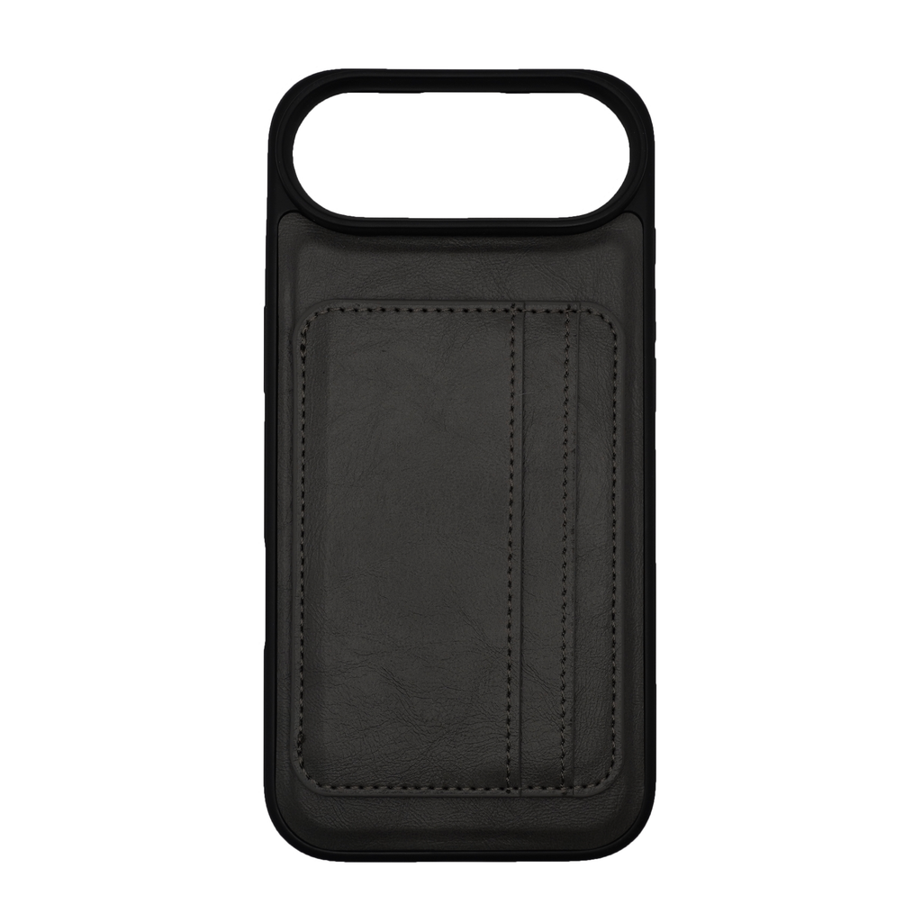 Vins Stand Wallet Gray Case for iPhone 17 Series