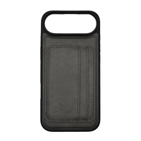 Vins Stand Wallet Gray Case for iPhone 17 Series