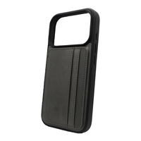 Vins Stand Wallet Gray Case for iPhone 17 Series