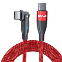 Oscar 180° Rotating 60W Fast Charge USB-C to USB-C Cable (1M / 2M) [Online Exclusive]