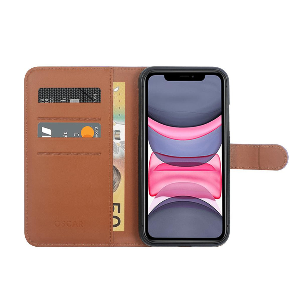 Oscar Detachable Leather Magnetic + MagSafe Wallet Case for iPhone 12 Pro