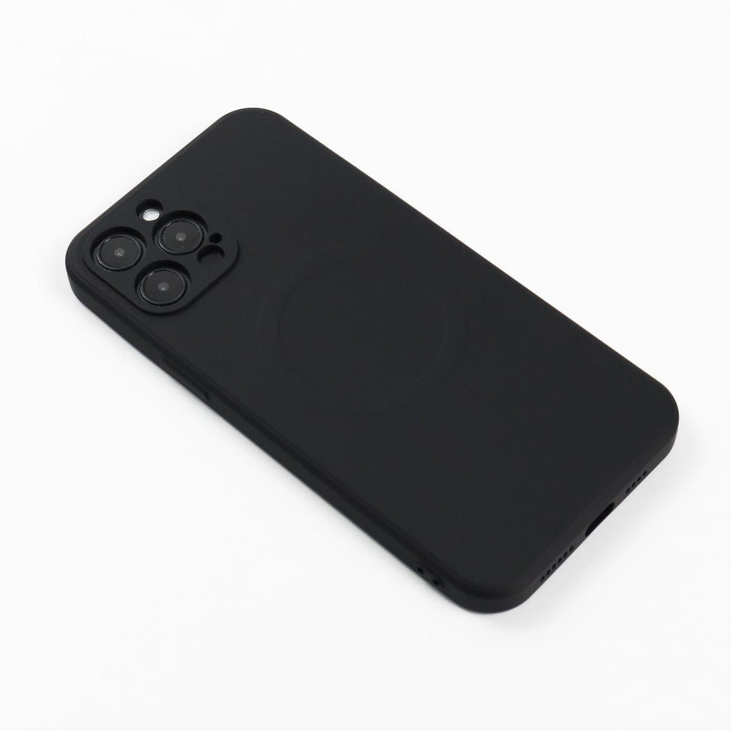 Silicone Mag Cover schwarz MagSafe für iPhone 11 Pro