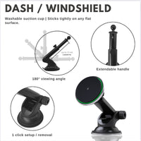 Oscar 2 in 1 MagSafe Compatible Magnetic Wireless Car Charger (Suction & Air vent mount)