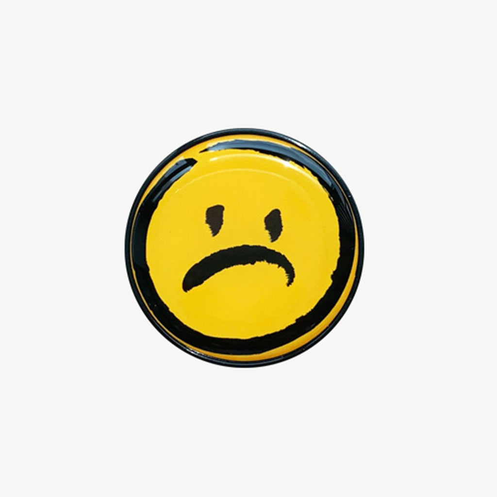 Griptok Circular Unhappy Smiley Phone Grip Holder
