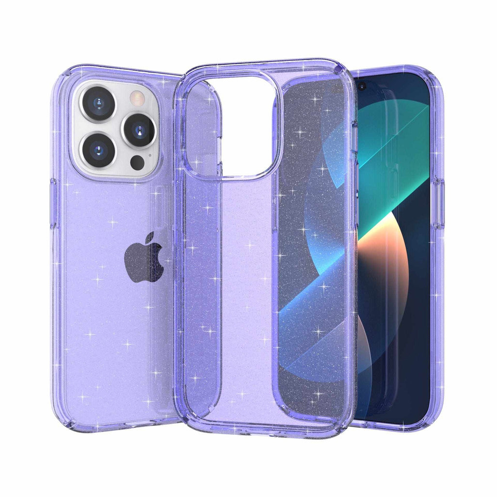 Oscar Purple Glitter Case for iPhone 14 / iPhone 14 Plus / iPhone 14 Pro / iPhone 14 Pro Max