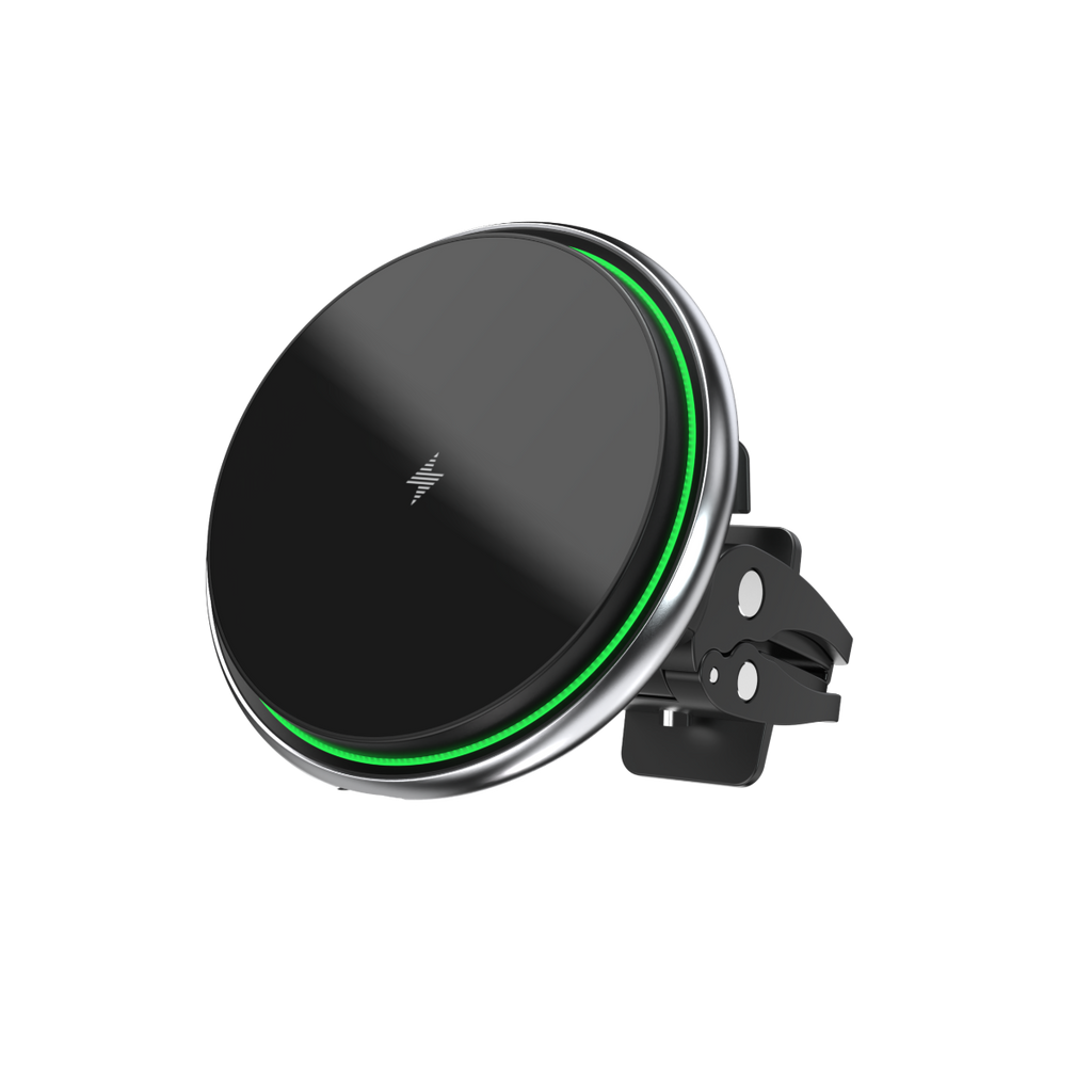 Oscar 2 in 1 MagSafe Compatible Magnetic Wireless Car Charger (Suction & Air vent mount)