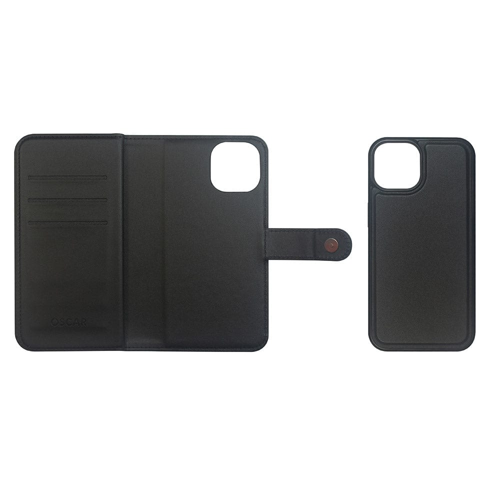 Oscar Leather Double Detachable Case with MagSafe for iPhone 14 Plus