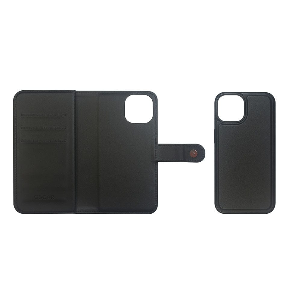 Oscar Leather Double Detachable Case with MagSafe for iPhone 14