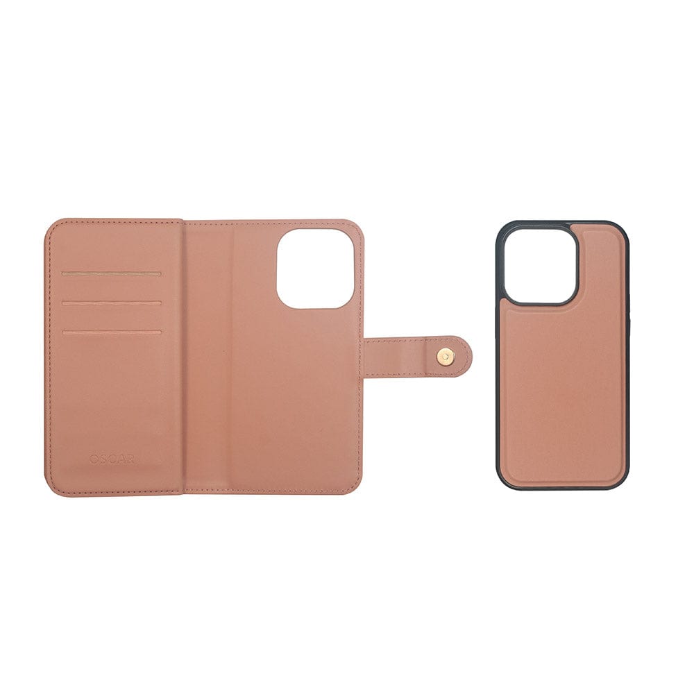 Oscar Leather Double Detachable Case with MagSafe for iPhone 14 Pro