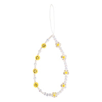 Oscar Daisy Smiley Pearl Phone Charm