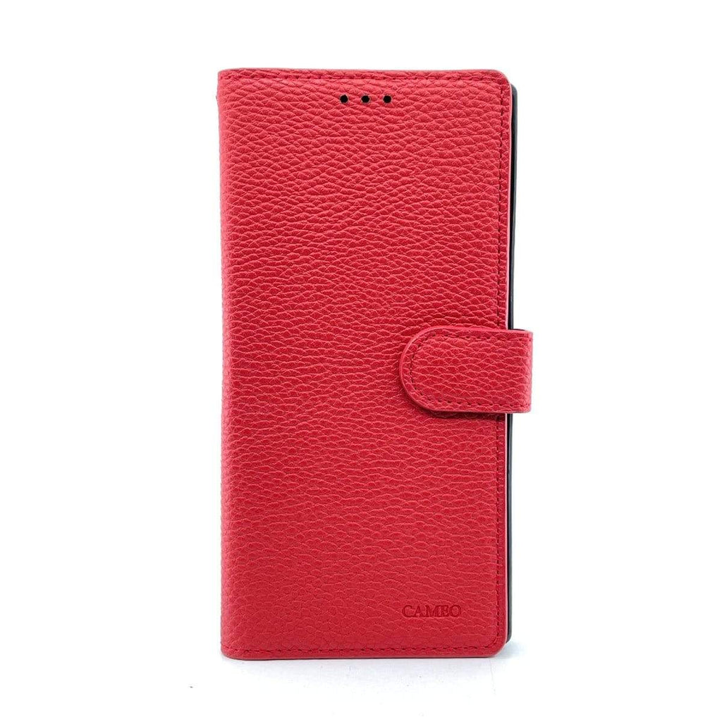 Oscar Cameo Diary Case for Samsung Galaxy Note 10 Plus (Red)