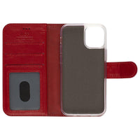 Oscar Genuine Leather Wallet Case for iPhone 12 Mini