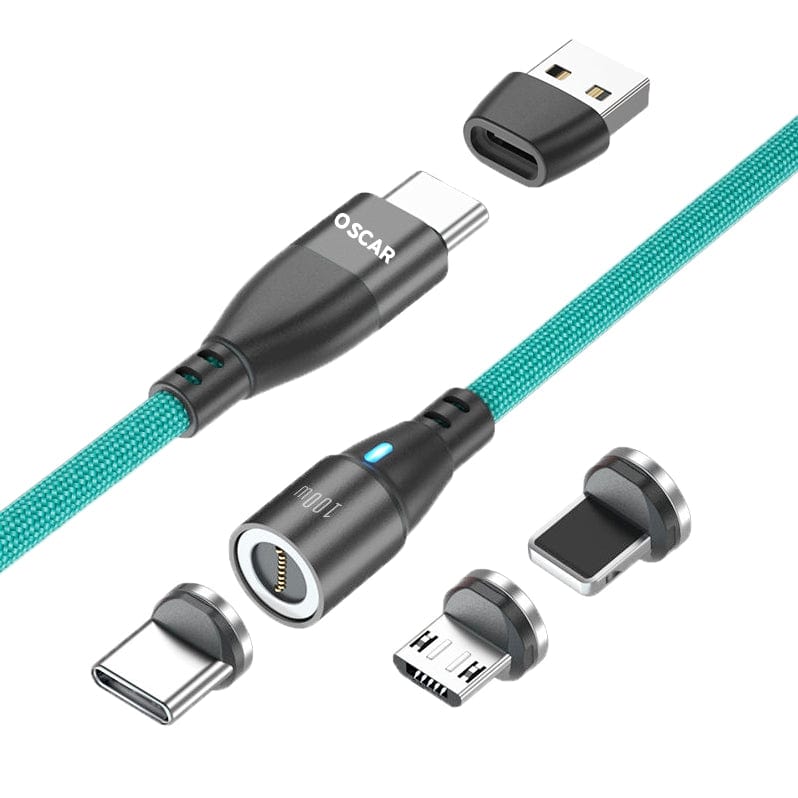 Oscar 3 in 1 Magnetic 100W Fast Charging Cable (1M / 1.8M) [Online Exclusive]