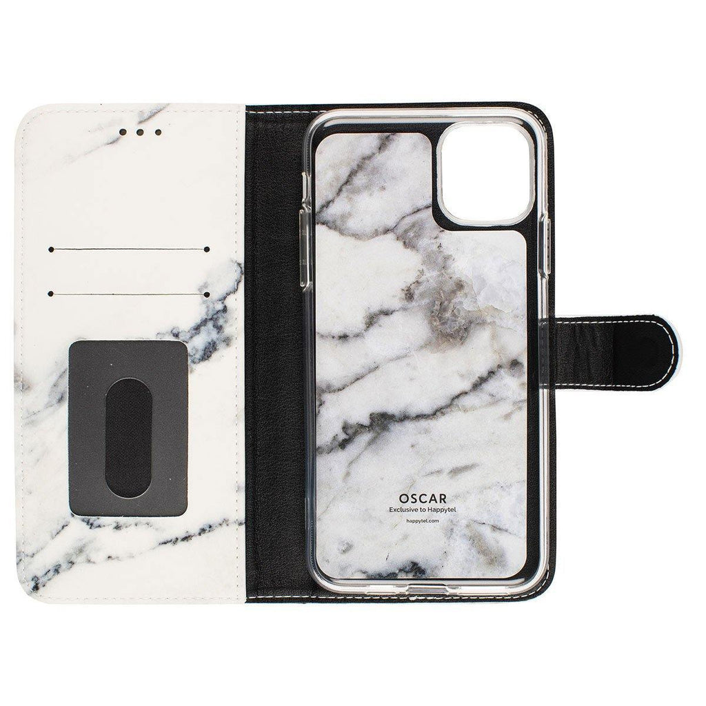 Oscar Marble Diary Wallet Case for iPhone 11 Pro Max