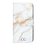 Oscar Marble Diary Wallet Case for Samsung Galaxy Note 8