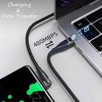 Oscar 180° Rotating 60W Fast Charge USB-C to USB-C Cable (1M / 2M) [Online Exclusive]