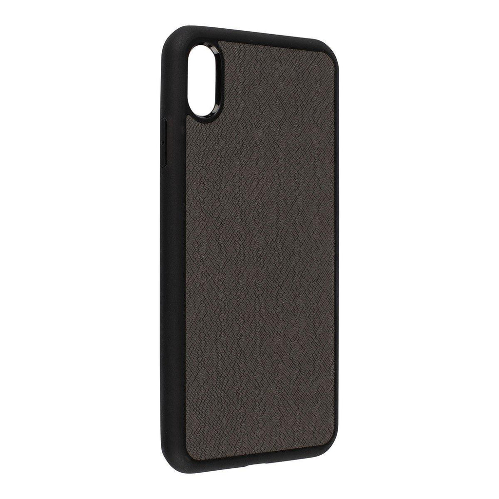 Oscar Saffiano Leather Back Case for iPhone XS Max