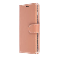 Oscar Vegan Leather Wallet Case for Samsung Galaxy A71 (Rose Gold)